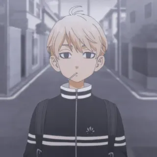 🤨 3cc8051b Takemichi Hanagaki Tokyo Revengers アニメ, キャラクター, タケミチ, 東京リベンジャーズ, 日本 telegram sticker