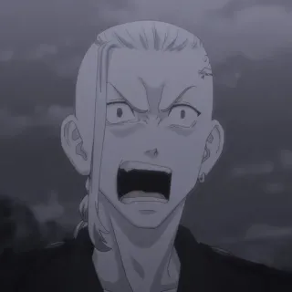 🤬 49a10305 Draken Tokyo Revengers アニメ, キャラクター, ドラケン, 東京リベンジャーズ, 怒り telegram sticker