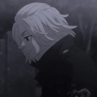 😔 66f36d46 Mikey Tokyo Revengers アニメ, マンガ, 東京リベンジャーズ, マイキー, キャラクター, 金髪 telegram sticker