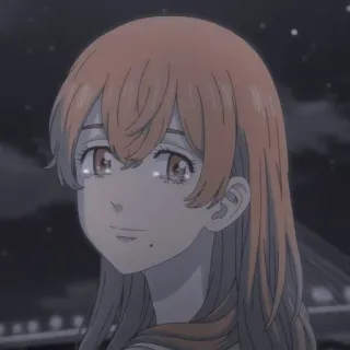 😭 953283ce アニメ, 女の子, ポートレート telegram sticker