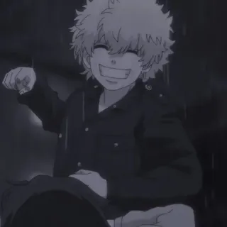 😁 e4e73ea1 アニメ, 笑顔, 男の子, 幸せ telegram sticker