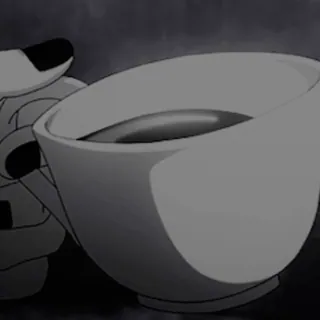 ☕️ a0a5651f kubek, napój, herbata, kawa, picie, dłoń telegram sticker