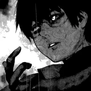 🖤 33766481 Ken Kaneki Tokyo Ghoul Anime, Manga, Tokyo Ghoul, Ken Kaneki, Horror, Gore telegram sticker