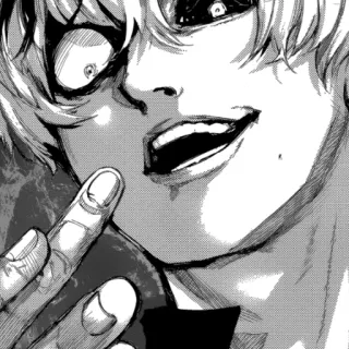 🖤 9cabac54 Anime, Ghoul, Manga, Horror telegram sticker