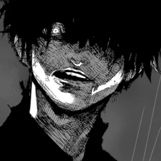 🖤 c8da115e Ken Kaneki Tokyo Ghoul Anime, Manga, Donker, Ghoul, Horror, Kaneki telegram sticker