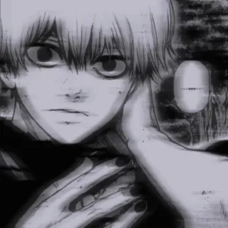 tokyo ghoul. whatsapp stickers