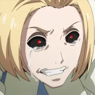 😥 03353174 Anime, Ghoul, Huilend, Personage telegram sticker