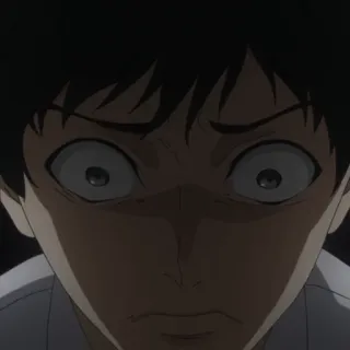 🤯 63680201 anime, geschrokken, bang, angst, emotioneel telegram sticker