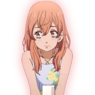 🙈 cafbfaa7 Anime, Garota, Bonito, Personagem, Arte, Ilustração telegram sticker