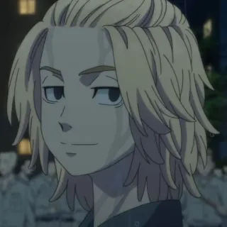 😊 16503b65 Manjiro Sano Tokyo Revengers anime, pirang, Manjiro Sano, Mikey, Tokyo Revengers, karakter telegram sticker