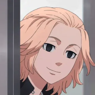 🎎 1859c08f Manjiro Sano Tokyo Revengers Anime, Karakter, Manjiro Sano, Tokyo Revengers, Mikey telegram sticker