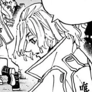 🎴 dd9c2f3b 唯 Manga, Anime, Karakter, Jepang, Teks, Pakaian telegram sticker