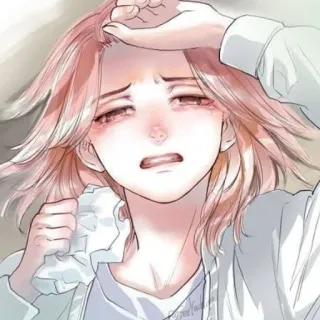 😭 fe7ad689 Anime, Sedih, Menangis, Karakter, Emosional telegram sticker