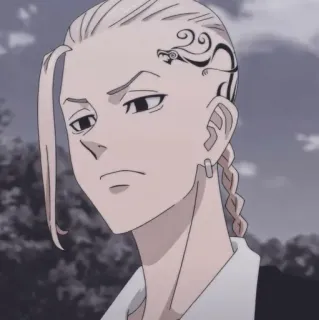 🤨 ebf9b9d2 Ken Ryūgūji Tokyo Revengers Anime, Charakter, Ken Ryūgūji, Tokyo Revengers, Tattoo whatsapp sticker