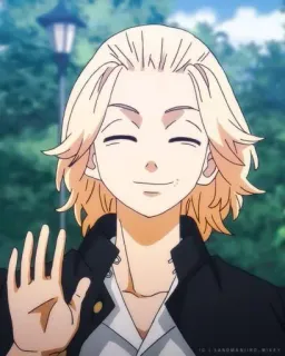 🖐 f58d7cc0 Mikey Tokyo Revengers Anime, Manjiro Sano, Tokyo Revengers, Anime Charakter, Fanart whatsapp sticker