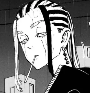 🌟 2ab65e8d Anime, Manga, Karakter, Seni, Ilustrasi, Hitam putih telegram sticker