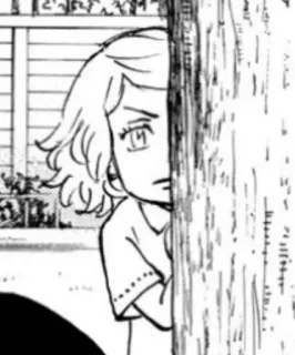 🌟 526f45c9 Anime, Gadis, Mengintip, Pohon, Kartun telegram sticker