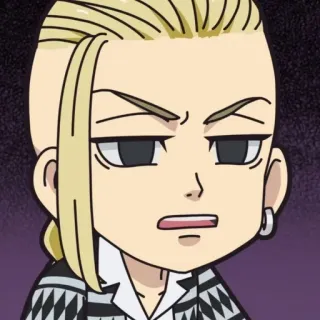 ⚜ 3871864f Draken Tokyo Revengers อนิเมะ, มังงะ, ดราเคน, โตเกียว รีเวนเจอร์ส, ตัวละคร telegram sticker