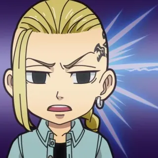 ⚜ 76a73363 Draken Tokyo Revengers อนิเมะ, การ์ตูน, ตัวละคร, ดราเคน, โตเกียว รีเวนเจอร์ส telegram sticker