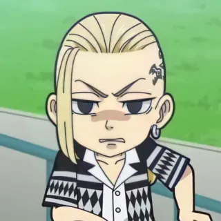 ⚜ ee67032f Draken Tokyo Revengers อนิเมะ, มังงะ, จิบิ, ดราเคน, โตเกียว รีเวนเจอร์ส, รอยสัก telegram sticker