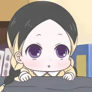 😐 8eb2f9c5 애니메이션, 치비, 만화, 귀여운, 만화, 캐릭터 telegram sticker