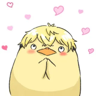 ❤️ a15ce016 만화, 새, 귀여운, 사랑, 하트, 사랑스러운, 애니메이션 telegram sticker