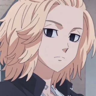 🙂 39e18f4a Mikey Tokyo Revengers Anime, tóc vàng, nghiêm túc, Manga, Mikey, Tokyo Revengers, nhân vật whatsapp sticker