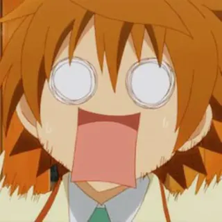 🎭 06d6f859 anime, shocked, surprised, cartoon, expression telegram sticker