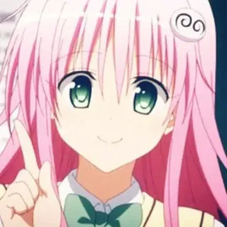 🎭 b6d49a0b Lala Satalin Deviluke To LOVE-Ru anime, manga, cute, girl, pink hair, Lala Satalin Deviluke, To LOVE-Ru telegram sticker