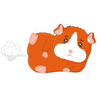 💨 6940f4b0 chuột lang, rắm, động vật, dễ thương, hoạt hình telegram sticker