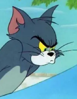 🍒 1c610a3f Tom Cat Tom and Jerry Dibujo animado, Gato, Enojado, Meme, Tom y Jerry, Tom el gato telegram sticker