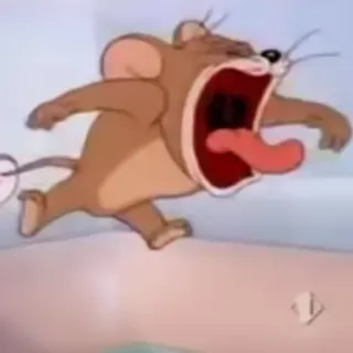 🎆 5510a741 Jerry Tom and Jerry dibujo animado, ratón, divertido, personaje, animación telegram sticker