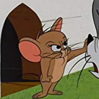 🍂 682c1110 Jerry Mouse Tom and Jerry Dibujos animados, Ratón, Divertido, Jerry, Tom y Jerry, Animación telegram sticker