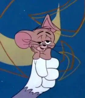 🌱 8c9dede4 Jerry Mouse Tom and Jerry Dibujos animados, Ratón, Lindo, Jerry, Tom y Jerry telegram sticker