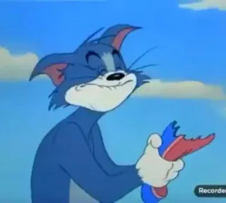 🎰 a757cba2 Tom Tom and Jerry dibujos animados, gato, Tom y Jerry, gracioso, clásico telegram sticker