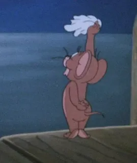 🎧 cd551314 Jerry Tom and Jerry Dibujos animados, Ratón, Animación, Personaje, Jerry, Tom y Jerry telegram sticker