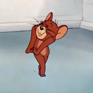 🌑 d7f0e8e0 Jerry Mouse Tom and Jerry Dibujos animados, Ratón, Personaje, Divertido, Jerry, Tom y Jerry telegram sticker