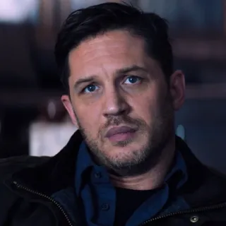 😐 5455d5fc Tom Hardy ator, homem, retrato, rosto telegram sticker