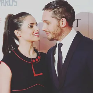 ❤️ 577876fb Tom Hardy ator, celebridade, casal, homem, mulher telegram sticker