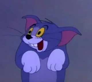 🔗 618d3820 Tom Cat Tom and Jerry мультфильм, кот, смешной, мем telegram sticker