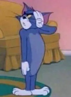 🔗 7ad71ef4 Tom Cat Tom and Jerry мультфильм, кот, персонаж, смешной, мем telegram sticker