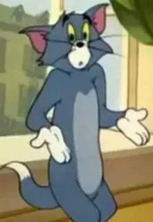 🔗 a6a00430 Tom Cat Tom and Jerry Мультфильм, Кот, В шоке, Удивлен, Том и Джерри, Анимация, Персонаж telegram sticker
