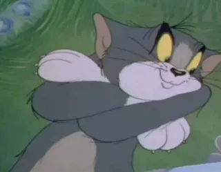 🔗 d24d0044 Tom Cat Tom and Jerry Мультфильм, Кот, Анимированный, Смешной, Мультяшный персонаж telegram sticker