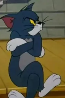 🔗 dfd37ec2 Tom Tom and Jerry Мультфильм, Кот, Злой, Том и Джерри telegram sticker