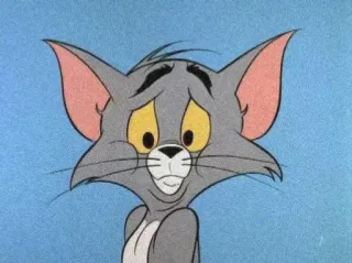 🔗 ede3ceb3 Tom Cat Tom and Jerry Том, Кот Том, кот, мультфильм, грустный telegram sticker