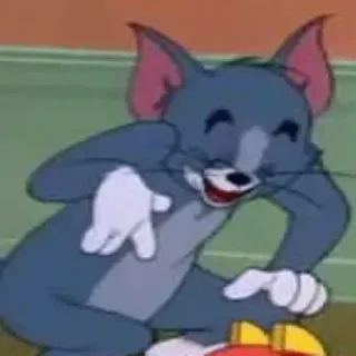🔗 f659fab2 Tom Tom and Jerry Мультфильм, Кот, Смешной, Мем, Счастливый telegram sticker