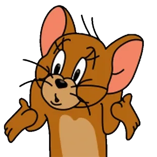 😊 2f125738 Jerry Mouse Tom and Jerry kartun, tikus, karakter, lucu, Jerry, animasi whatsapp sticker