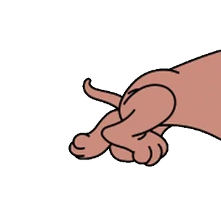 😊 304943ab kucing, binatang, pantat, ekor, kartun whatsapp sticker