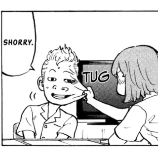 🎭 b9e11080 SHORRY. Manga, Excuse, Expression, Dessin animé telegram sticker