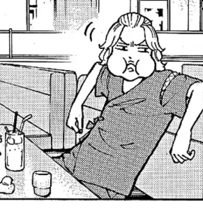 🎭 fba6e194 Mikey Tokyo Revengers Mikey, Tokyo Revengers, manga, animé, manger, mignon, drôle telegram sticker